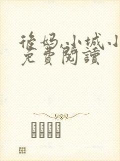 后妈,小城小说免费阅读