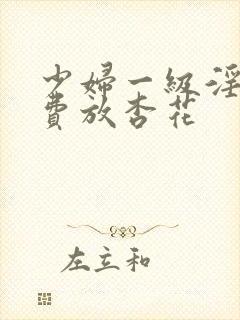 少妇一级淫片免费放杏花