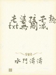 老婆孩子热炕头txt无删减