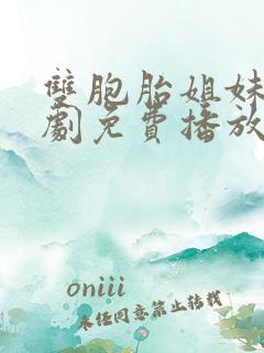 双胞胎姐妹2韩剧免费播放