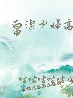 白洁少妇高义王申