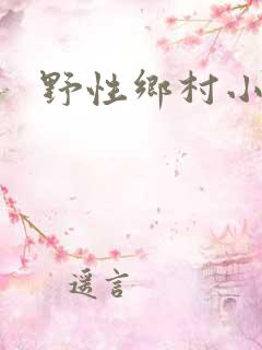 野性乡村小说