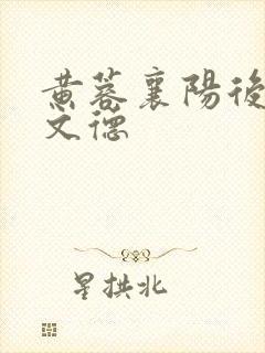 黄蓉襄阳后记吕文德