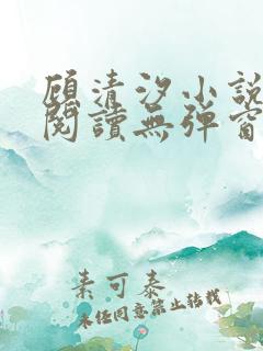顾清汐小说免费阅读无弹窗