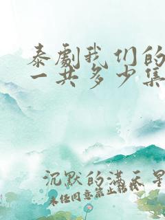 泰剧我们的秘密一共多少集