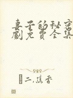 妻子的秘密电视剧免费全集完整版
