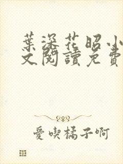 叶深花昭小说全文阅读免费阅读