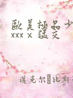 欧美极品少妇xxxxⅹ猛交