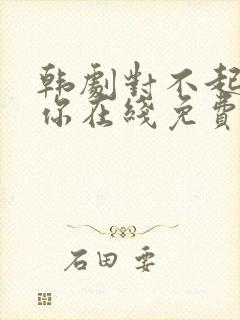 韩剧对不起我爱你在线免费观看