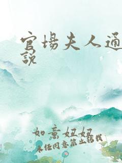 官场夫人通吃小说