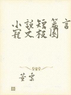 小说短篇言情甜宠文校园