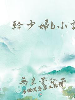 干少妇b小说