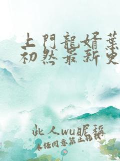 上门龙婿叶辰萧初然最新更新