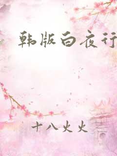 韩版白夜行