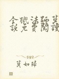 全职法师莫凡小说免费阅读全文无删减