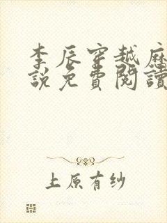 李辰穿越历史小说免费阅读无弹窗
