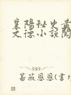 襄阳秘史黄蓉吕文德小说阅读