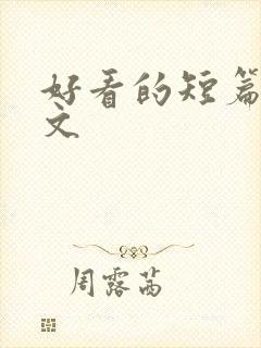 好看的短篇高干文
