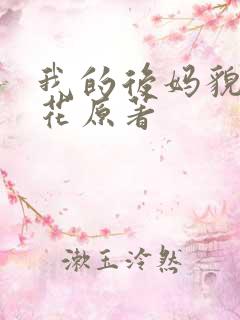 我的后妈貌美如花原著