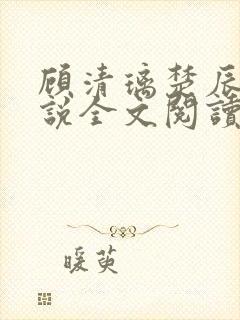 顾清璃楚辰晟小说全文阅读免费