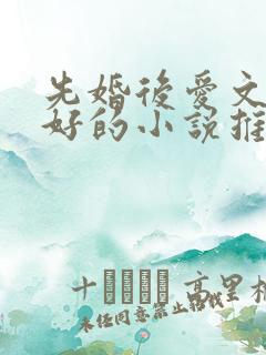 先婚后爱文笔超好的小说推荐