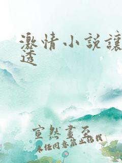 激情小说让人湿透