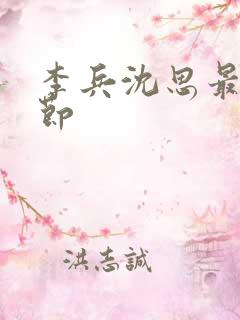 李兵沈思最新章节