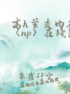 高h荤爽肉欲文〈np〉在线阅读