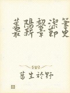 叶阳黎洁笔趣阁最新章节更新