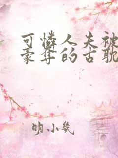 可怜人夫被强取豪夺的古耽双男主小说