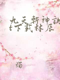 九天斩神诀txt下载林辰