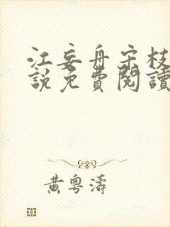 江妄舟宋枝雪小说免费阅读全文