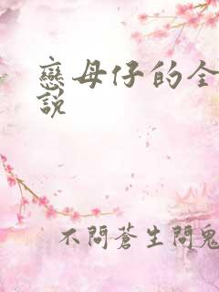 恋母仔的全部小说