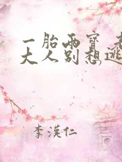 一胎两宝 老婆大人别想逃