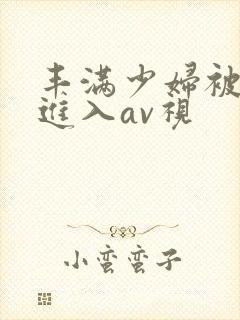 丰满少妇被猛烈进入av视