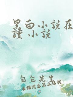 黑白小说在线阅读 小说