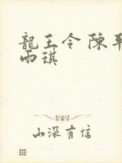 龙王令 陈平苏雨琪