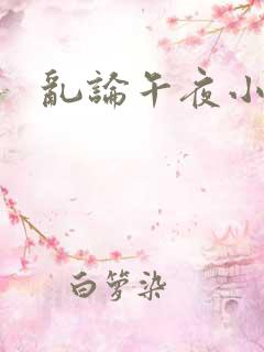 乱论午夜小说