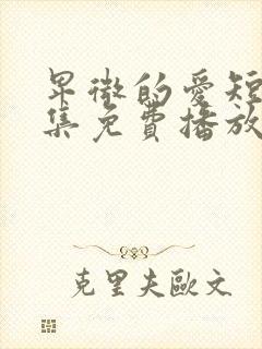 卑微的爱短剧全集免费播放