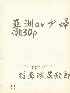 亚洲av少妇高潮30p
