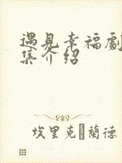 遇见幸福剧情分集介绍