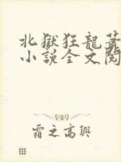北狱狂龙萧擎天小说全文阅读