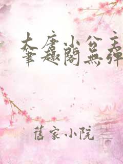 大唐小公主李月笔趣阁无弹窗