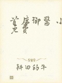 首席御医 小说免费