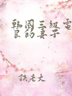 韩国三级电影善良的妻子