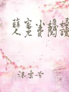 薛家小媳妇笑佳人免费阅读全文