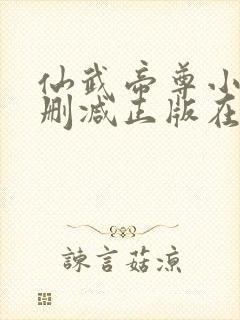 仙武帝尊小说无删减正版在线阅读