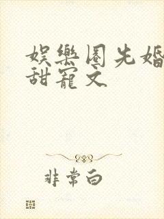 娱乐圈先婚后爱甜宠文