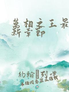 万相之王最快更新章节
