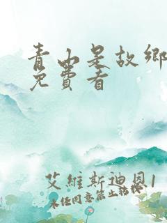 青山是故乡高清免费看